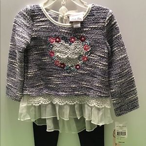 MAKE OFFER: Toddler Long Sleeve Top and Leggingd